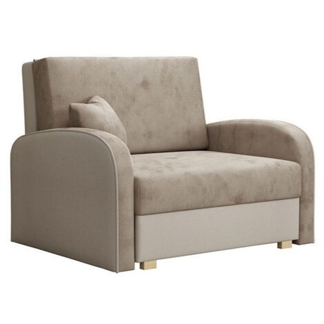 Sillón Columbus 160, Mono 232 + Sorriso 5, 85x103x98cm, Tapiz, Patas: Madera, 0, Muebles ya montados