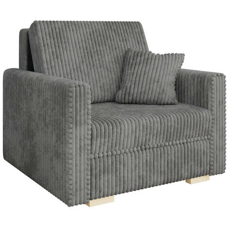 Sillón Columbus 207, Tilia 90, 85x103x100cm, Tapiz, Patas: Madera, 0, Muebles ya montados