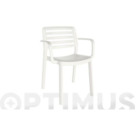SILLON CON BRAZOS POLIPROPILENO  WIND BLANCO - 04563.P17