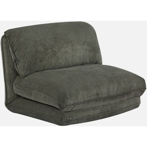 Sillón convertible  de pana gruesa, 1 plaza