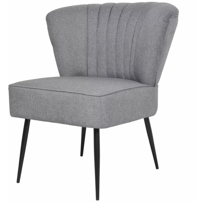 

Sillón de cóctel tela gris claro
