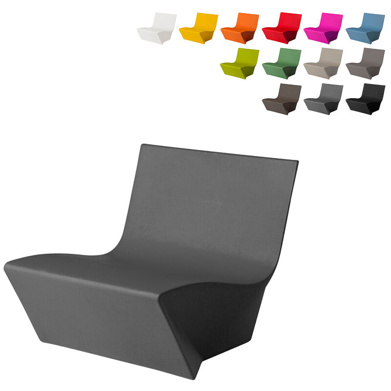 

Sillón de diseño moderno estilo Origami para hogar bares discotecas Slide Kami Ichi | Gris Oscuro