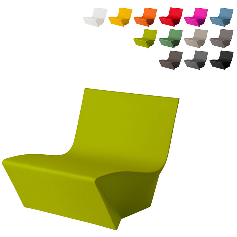 

Sillón de diseño moderno estilo Origami para hogar bares discotecas Slide Kami Ichi | Verde oscuro