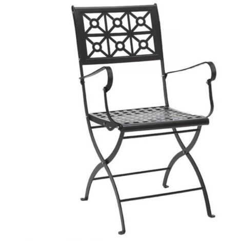 Sillón de jardín Isotta antracita