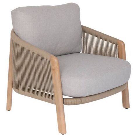 Sillón de jardín Nelora beige - Hespéride