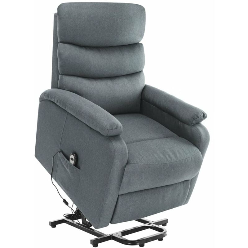 

Sillon de masaje de pie de tela gris claro