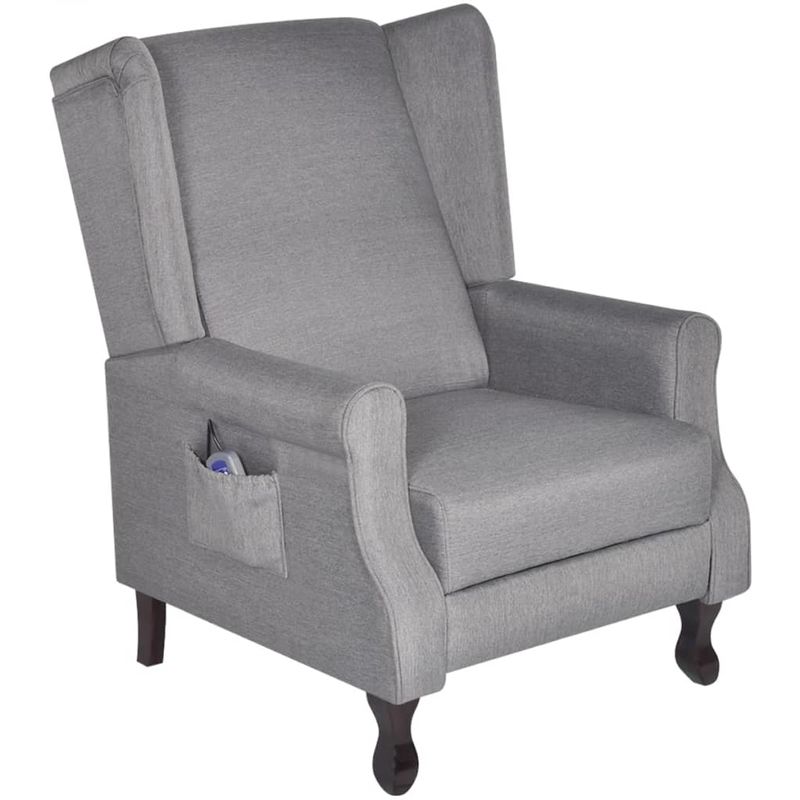 

Sillon de masaje de tela gris