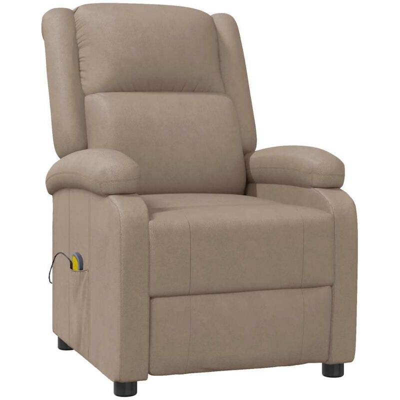 

Sillón de Masaje Reclinable Cuero Sintético Capuchino - Marrón - Vidaxl