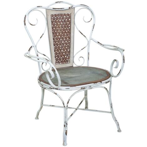Sillón de metal 75.5x59x95h cm