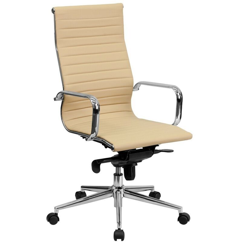 

Sillón de oficina ALABAMA, alto, similpiel beige