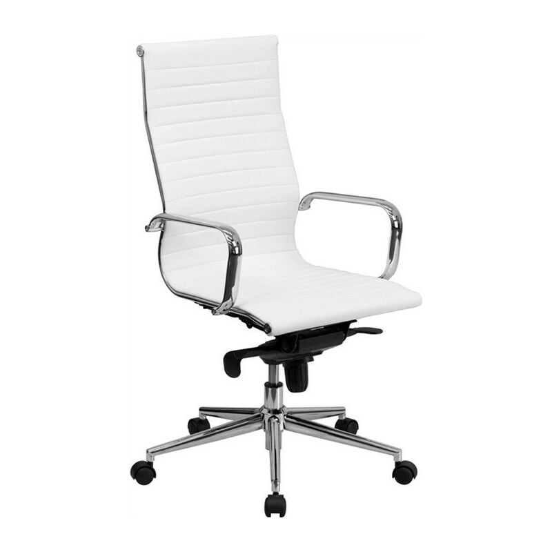 

Bh Design - Sillón de oficina ALABAMA, alto, similpiel blanca
