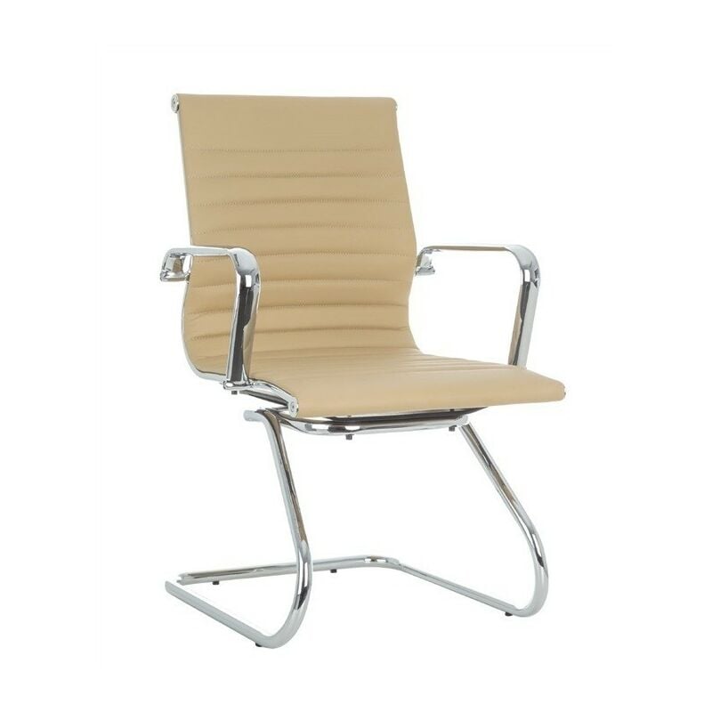 

Sillón de oficina ALABAMA, fijo, similpiel beige