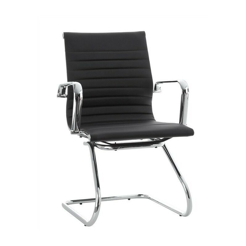 

Sillón de oficina ALABAMA, fijo, similpiel negra