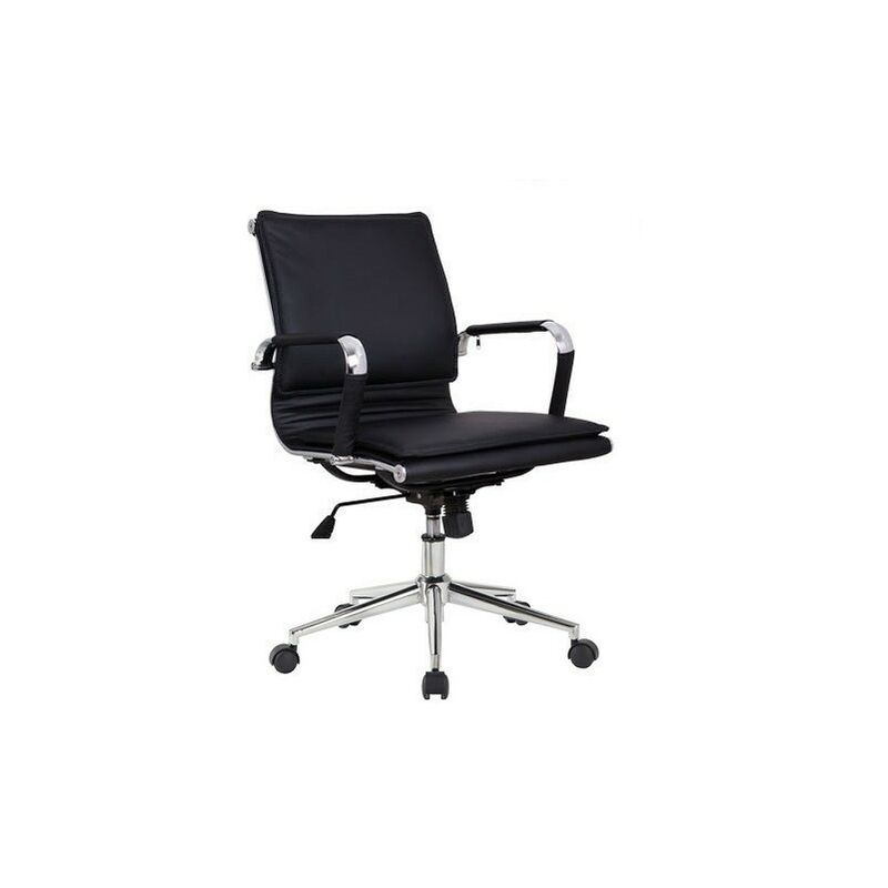

Sillón de oficina AMSTERDAM, gas, basculante, similpiel negra