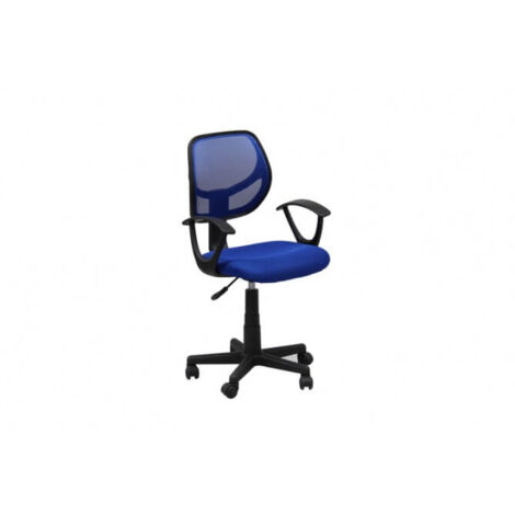 Sillón de oficina Astra de poliéster azul