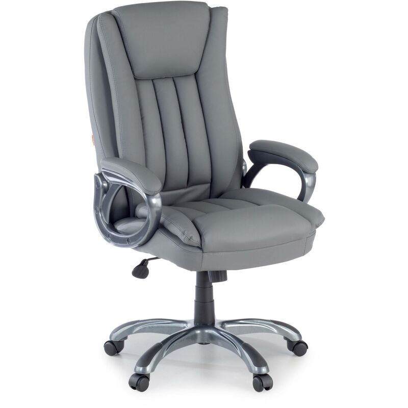 

Sillon de oficina Darwin, brazos tapizados, gris - gris