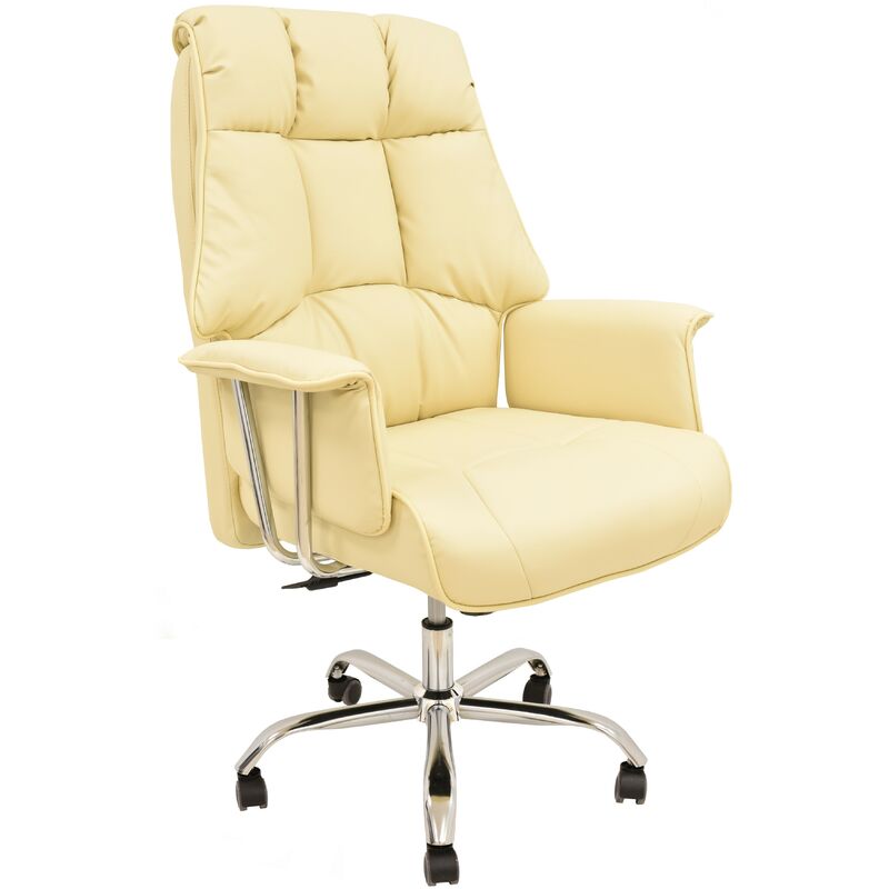 

Sillón de oficina FIRENZE, alto, gas, mecanismo multifunción, similpiel beige