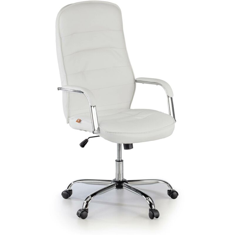 

Sillon de oficina Innsbruck, brazos tapizados, blanco - blanco