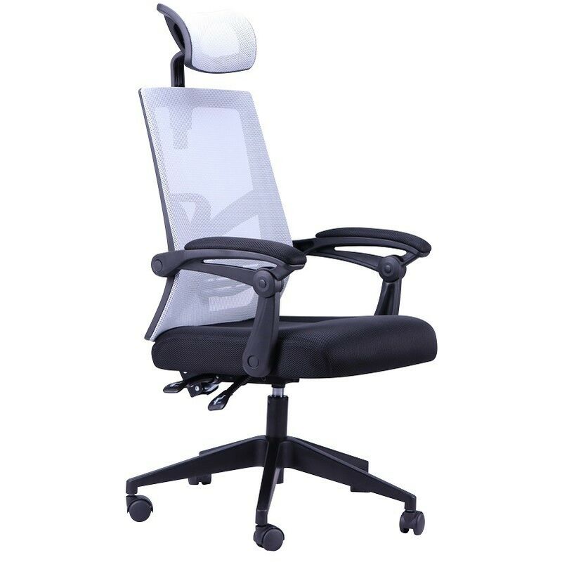 

Sillón de oficina RINGO, gas, sincro, malla gris, tejido negro
