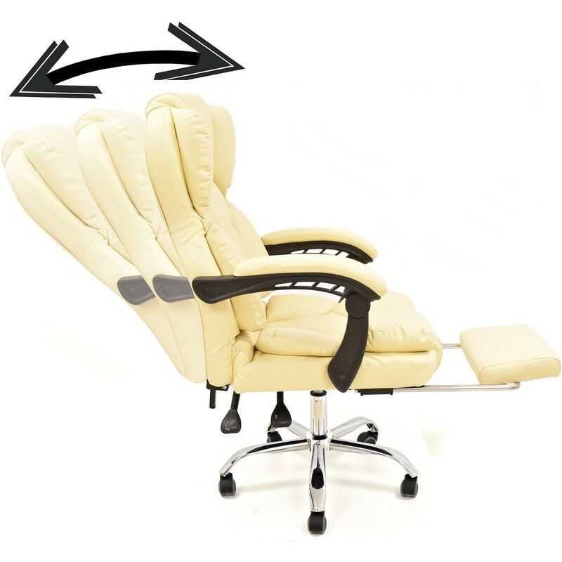 

Sillón de oficina SINTRA, alto, gas, sincro, similpiel beige