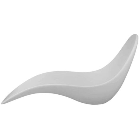 Sillón de piscina blanco de plástico polietileno ideal para jardín casa o actividades comerciales uso versátil como tumbona Marca MPC modelo Concetta