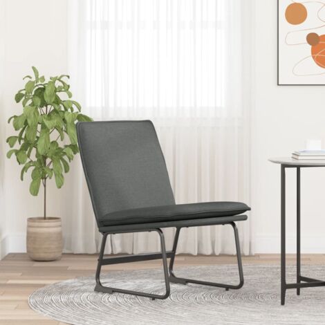 Sillón de relax tela gris oscuro 52x75x76 cm vidaXL