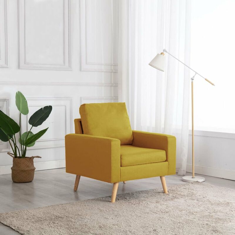 

Happyshopping - Sillon de tela amarillo