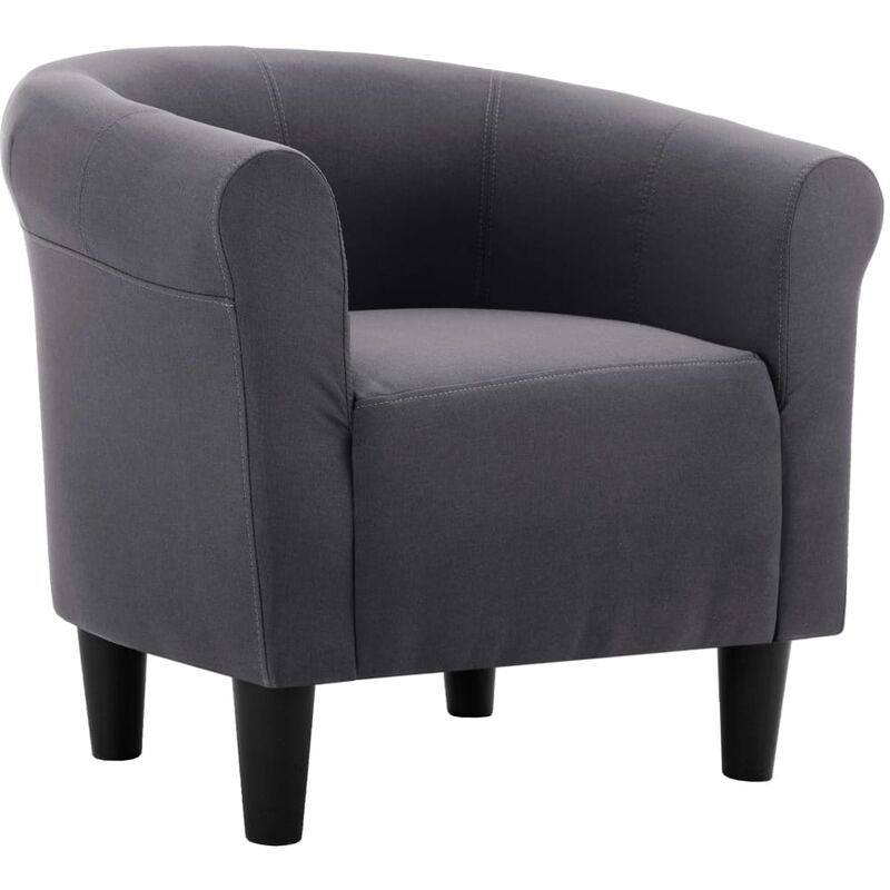 

vidaXL Sillón de Tela Negro - Negro