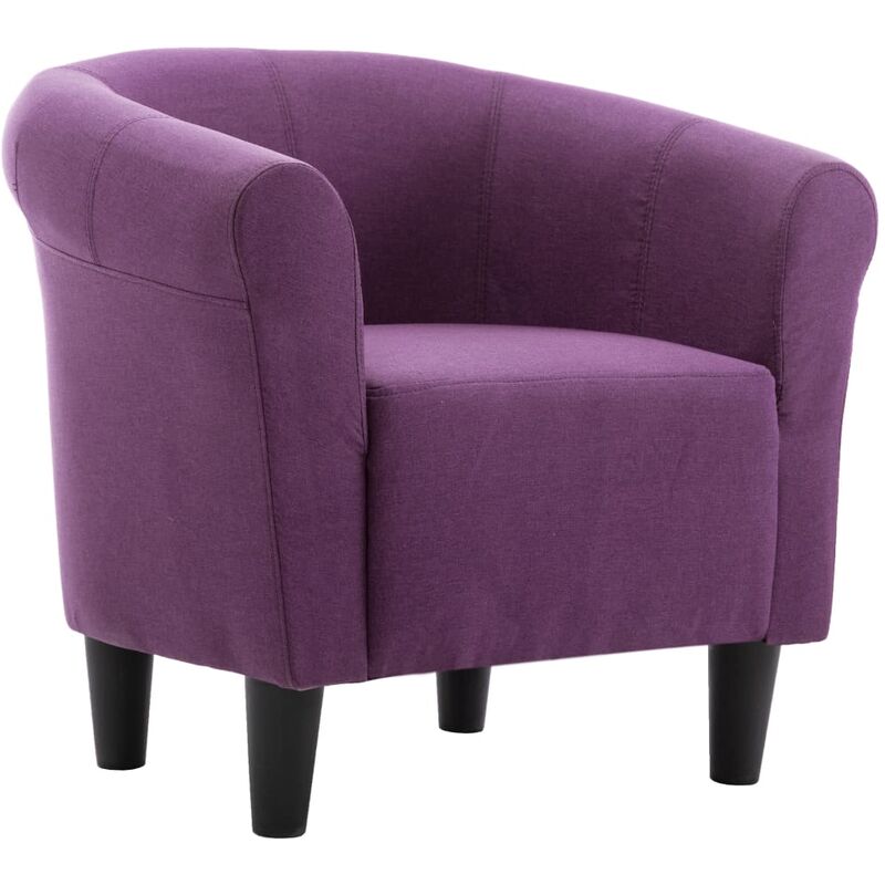 

Sillón de Tela Morado - Púrpura - Vidaxl
