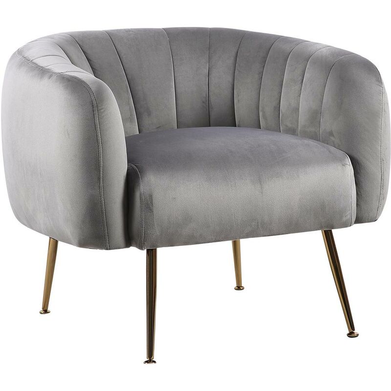 

Habitat Et Jardin - Sillón de tela Diana - 81 x 73 x 72 cm - Gris