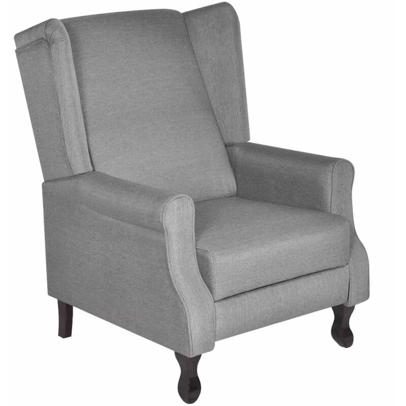 

Happyshopping - Sillon de tela gris