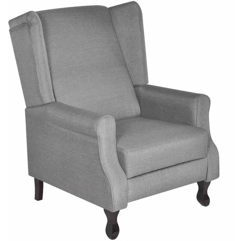 

Sillón de tela gris