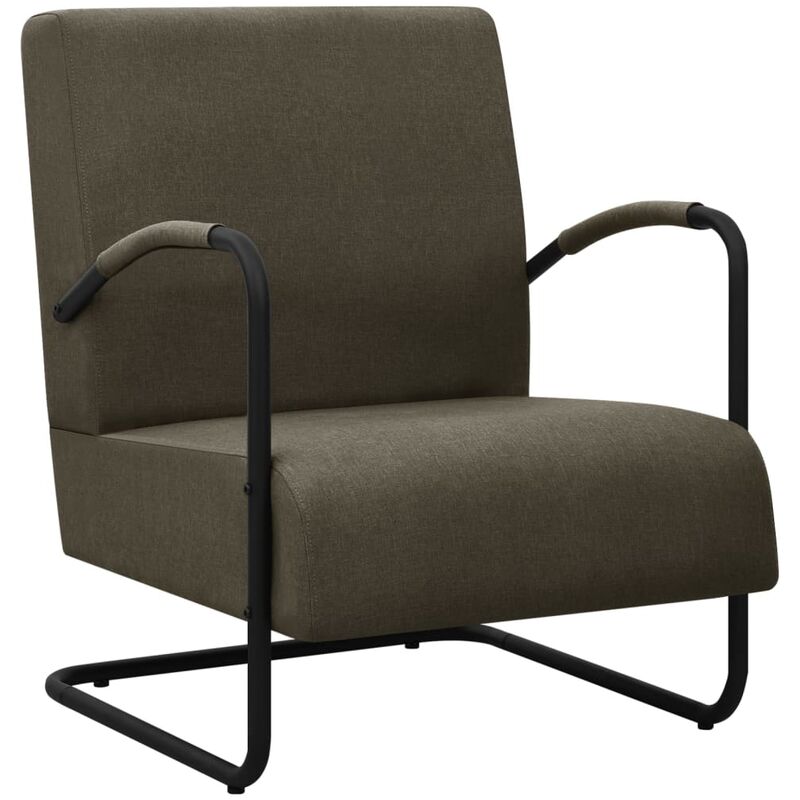 

Sillón de tela gris oscuro