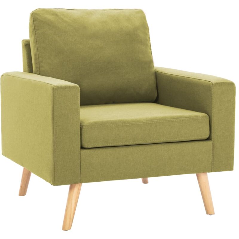 

vidaXL Sillón de Tela Verde - Verde