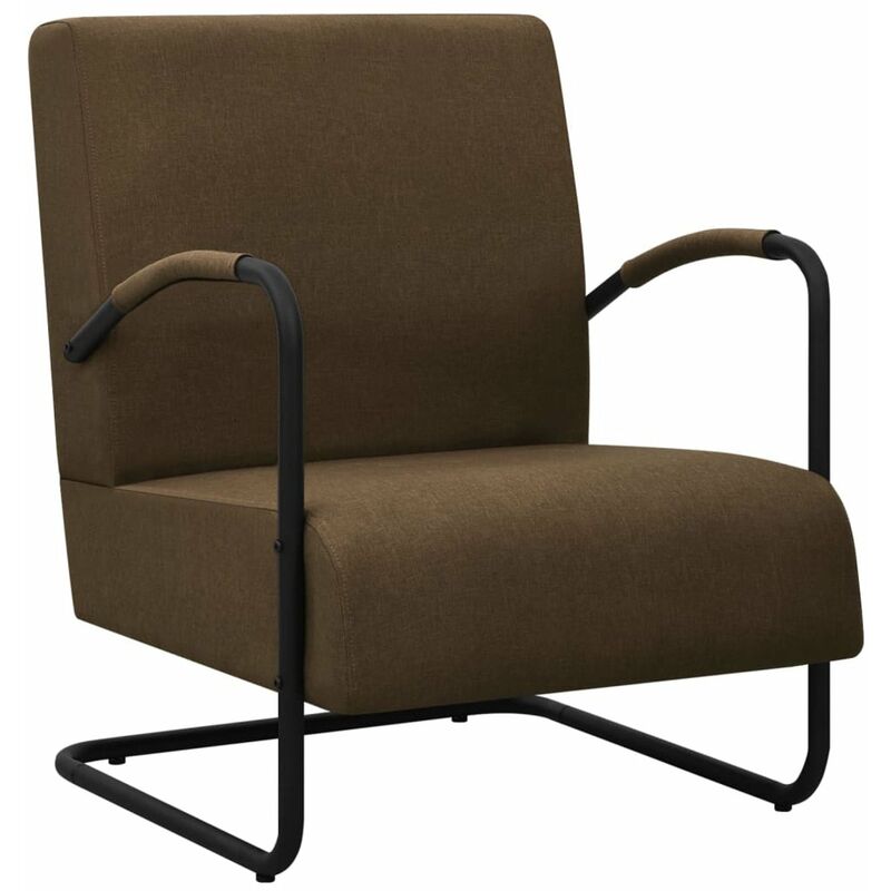 

Sillon de tela marron oscuro