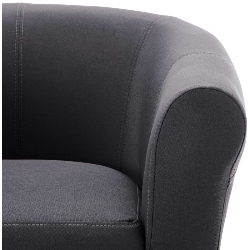 

Happyshopping - Sillon de tela negro