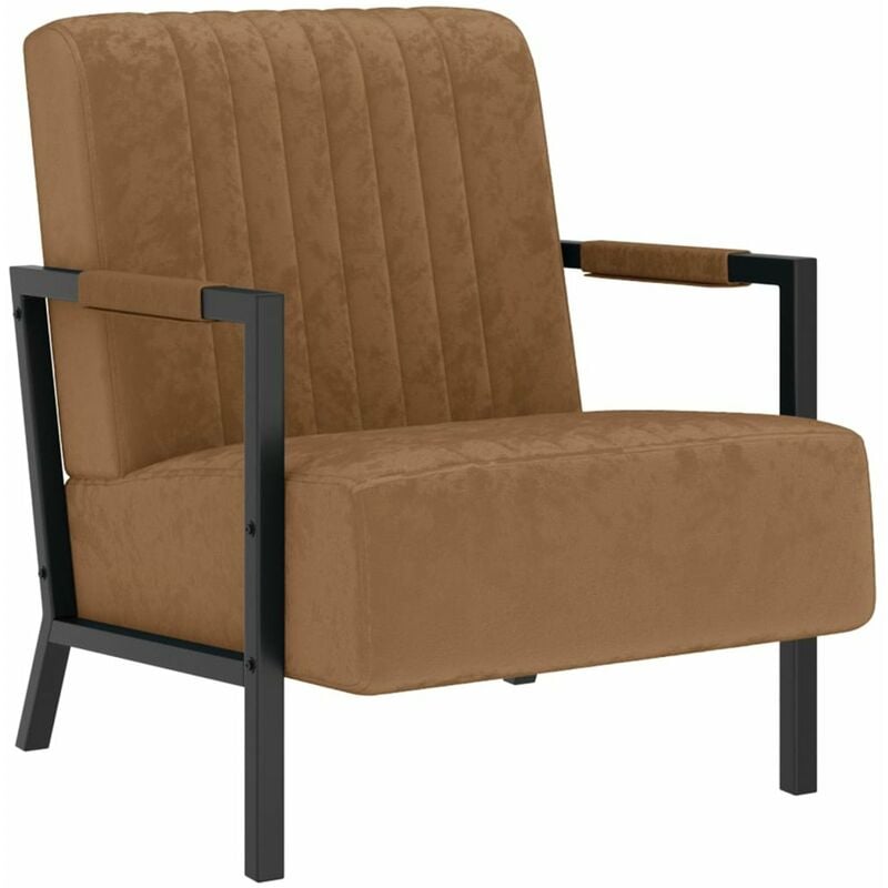 

Sillon de terciopelo marron