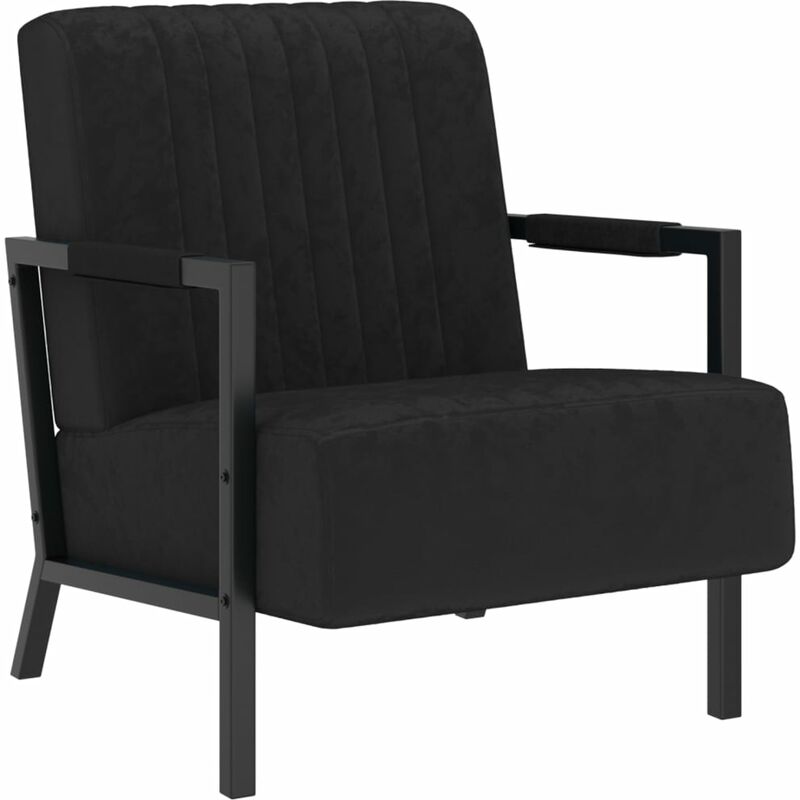 

Sillón de terciopelo negro