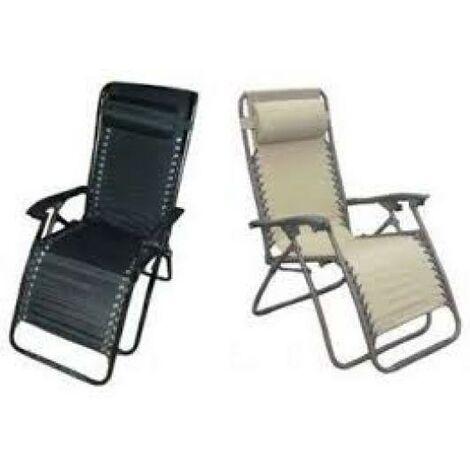 Sillon De Tubo Redondo Con Respaldo Alto Plegable Relax De Luxe