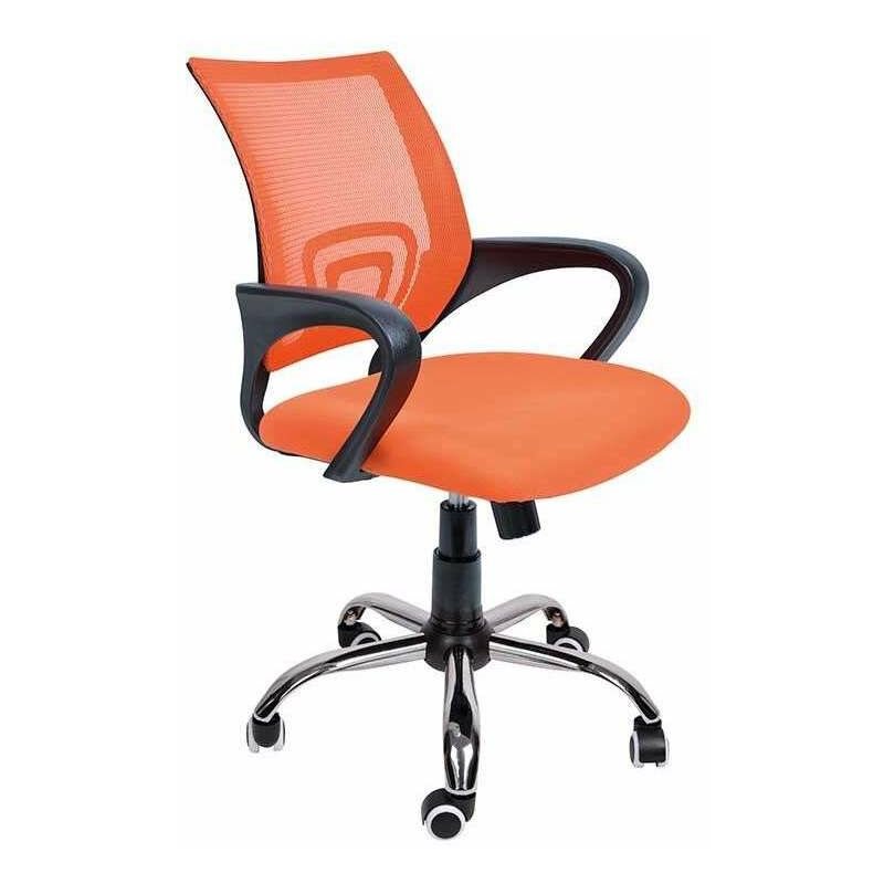 

Sillón despacho giratorio elevable 5 colores a elegir 57 cm(ancho) 88/98 cm(altura) 63 cm(fondo) Color NARANJA