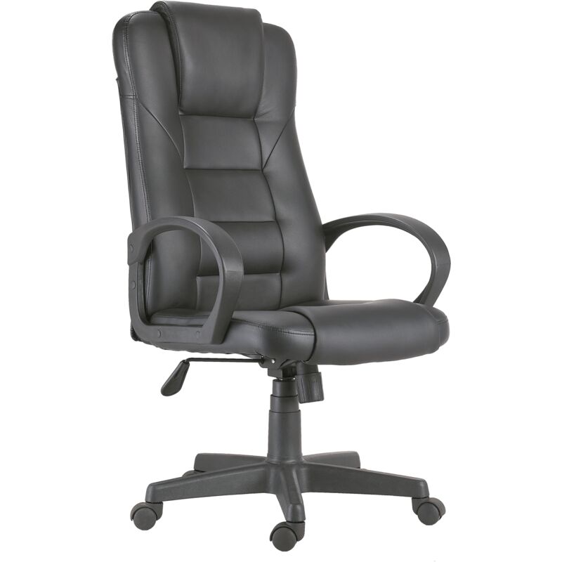 

Sillón despacho negro giratorio Lawyer 64 cm(ancho) 118/126 cm(altura) Color NEGRO
