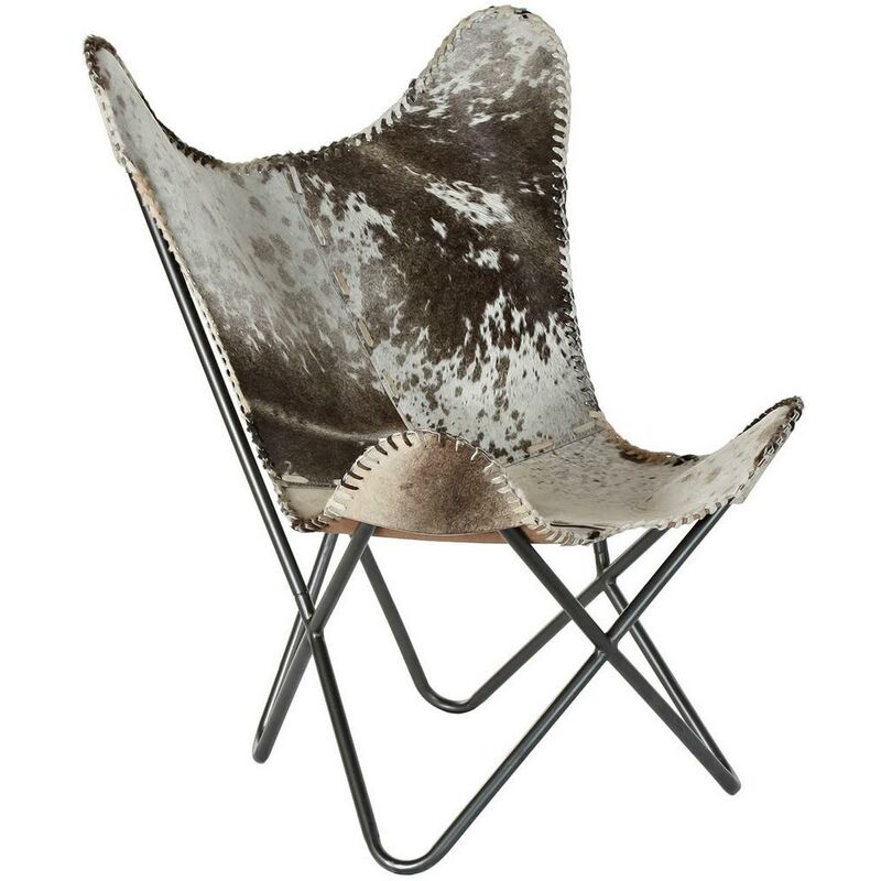 

Sillón DKD Home Decor Blanco Gris Piel Marrón claro (70 x 70 x 90 cm)