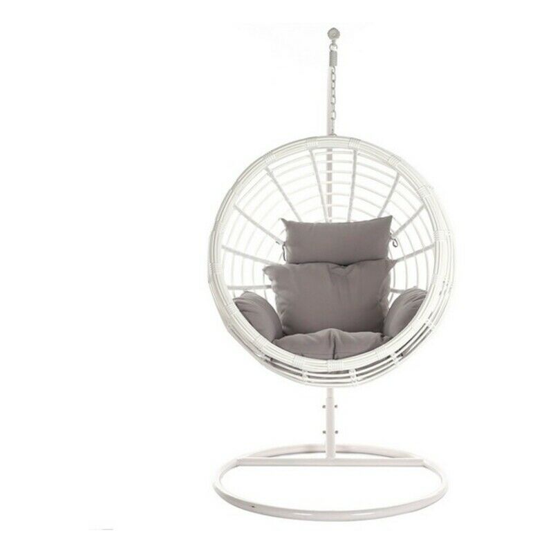 

Sillón DKD Home Decor Gris Aluminio Ratán (103 x 103 x 198 cm)