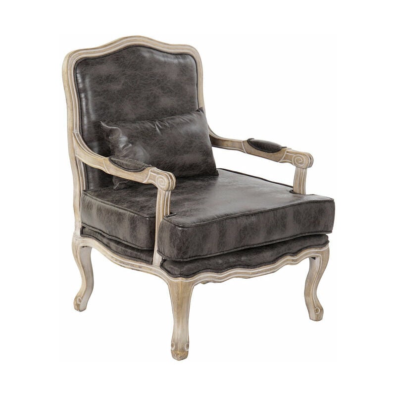 

Sillón DKD Home Decor Marrón Poliuretano Madera de caucho (70 x 66 x 94 cm)