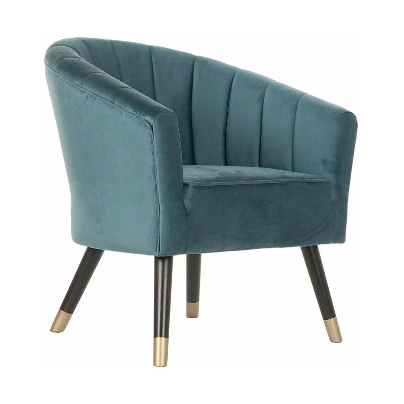 

Sillón DKD Home Decor Verde Poliéster Abedul (72 x 70 x 77 cm)