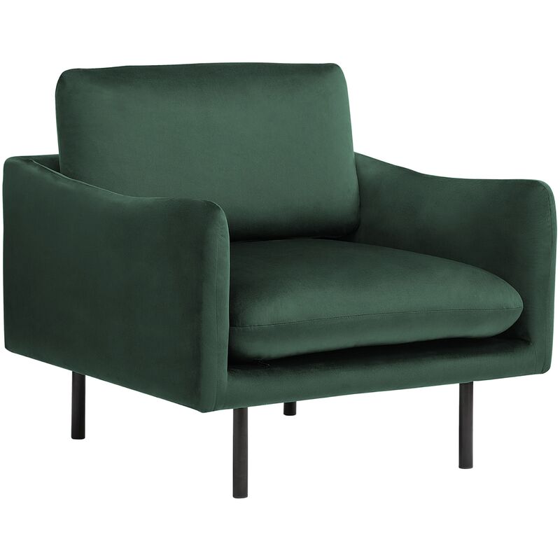 

Sillón de terciopelo verde oscuro VINTERBRO