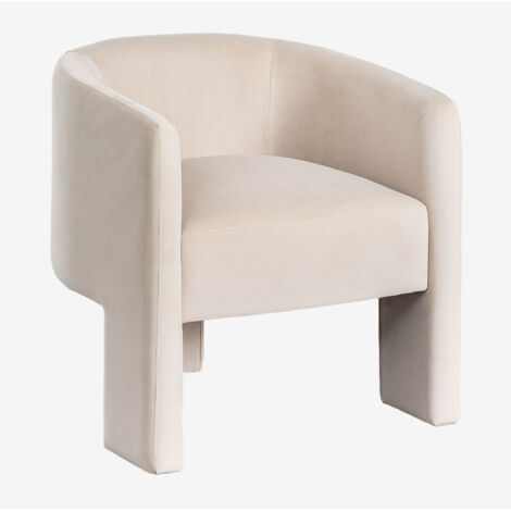 Sillón en terciopelo Xastru SKLUM        Beige     
