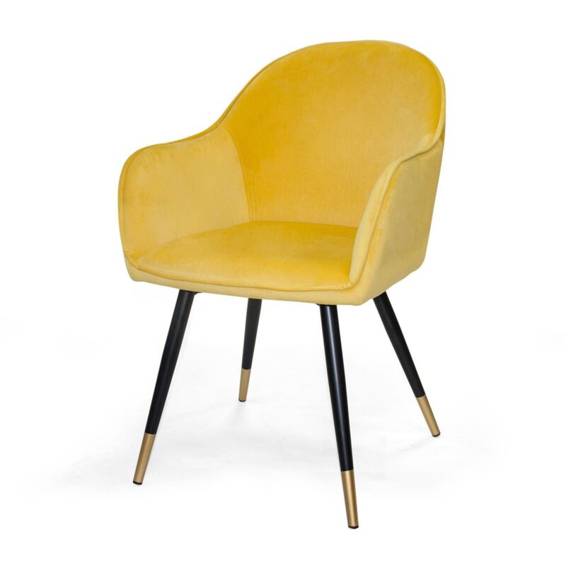 

Sillón Esben Velvet Mostaza Velvet Ancho: 55 Cm X Largo: 61 Cm X Alto: 85 Cm