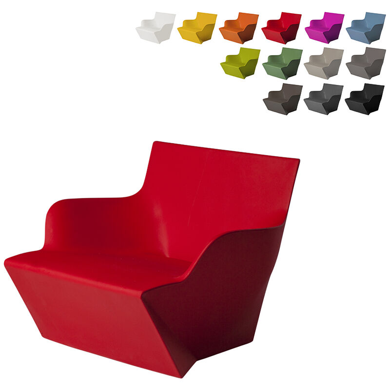 

Sillón con Cojín Diseño Moderno Origami Kami San para Exterior e Interior | Color: Rojo - Slide
