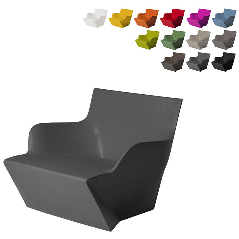 

Sillón con Cojín Diseño Moderno Origami Kami San para Exterior e Interior | Color: Gris Oscuro - Slide